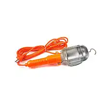 Лампа переноска 220V медь..
