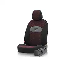 Чехлы на сиденья OTOM Smart красные..