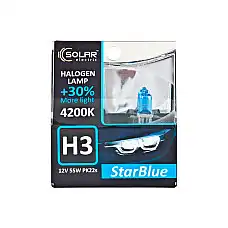 Solar H3 12V 55W PK22s StarBlue 420..