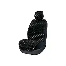 Накидка на сиденье алькантара черна..