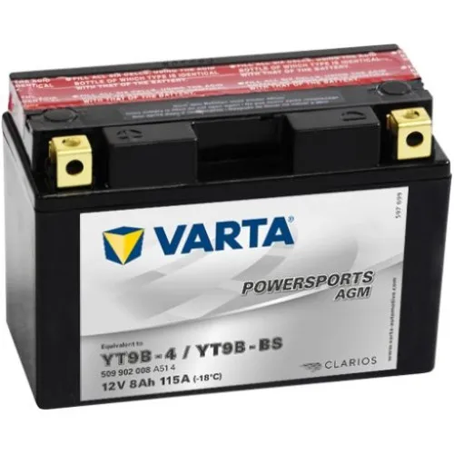 Аккумулятор 12V 8AH 115A(EN) клемы 1 (149x70x105) YT9B-BS AGM