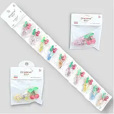 Заколка  с блестками 1 шт..