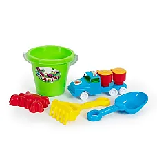 Set  nisip cu masina  5buc..
