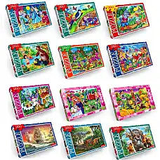 Puzzle 260 PCS (Cutie deteriorată)..