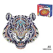 Puzzle din lemn (cu piese-animale)..
