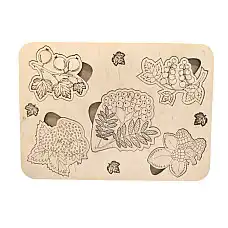 Деревянный пазл (ФРУКТ ПАДУРА)..