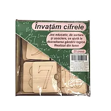 Joc educativ din lemn Invatam Cifre..