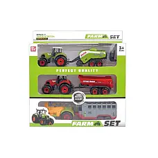 Set tractor din metal (3 buc) 21..