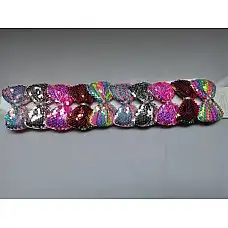 Заколка для банта с блестками 1 шт..