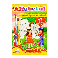 Coloreaza, lipeste, modoleaza - Alf..