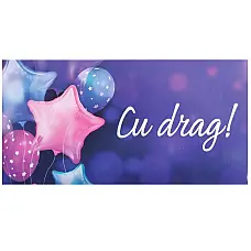 Felicitare plic Cu drag(10 buc)..