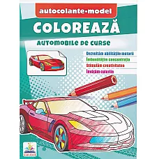 Coloreaza+autocolante -  Automobile..