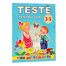 Teste cu autocolante 3-5 ani..