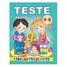 Teste cu autocolante 4-6 ani..