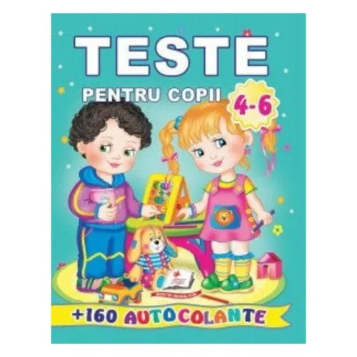 Teste cu autocolante 4-6 ani