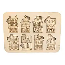 Деревянный пазл ( CASE )..