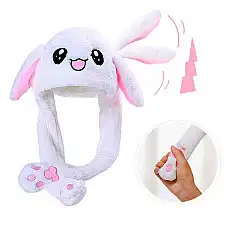 Шапка с ушками и фонариками..