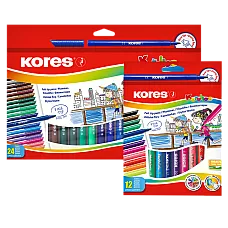 Carioci Kores 24 culori Washable –..
