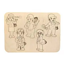 Деревянный пазл ( PROFESII 2 )..