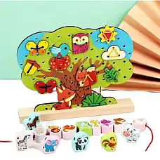 Joc logic din lemn..