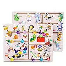 Деревянный лабиринт..