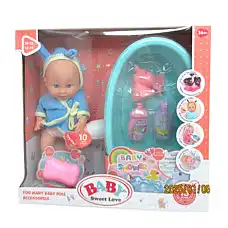 Куколка со звуком аксессуарами..