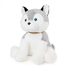 *Мягкая игрушка собака Хаски 45 cm ..