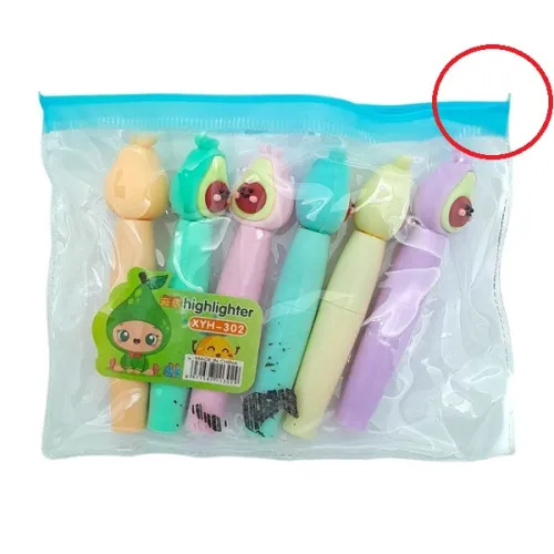 Set carioci colorate (6pcs) (cu defect)