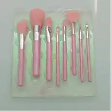 Set pensula pentru machiaj roz-pudr..