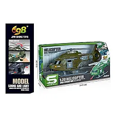 Elicopter militar khaki cu sunete s..