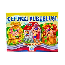 POP-UP Cei trei purcelusi Erudit..