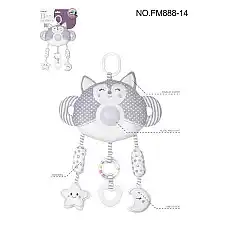 Jucarie moale interactiva Vulpita..