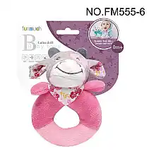 Jucarie moale sunatoare inel Vacuta..