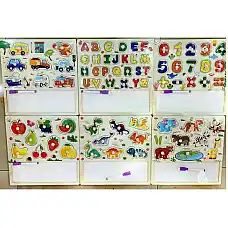 Деревянная доска с сортером..