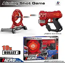 Оружие с мягкими пулями и мишенью..