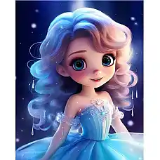 Diamond mosaic Princesa (40*50)..