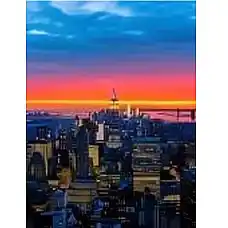 Diamond mosaic Orasul de seara (40*..