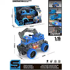 Masina excavator cu sunet si lumini..