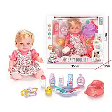 Papusa cu accesorii cu sunet..