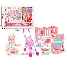 Papusa baby cu accesorii cu sunet (..