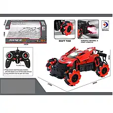 Masina cu R/C cu aburi si lumini us..