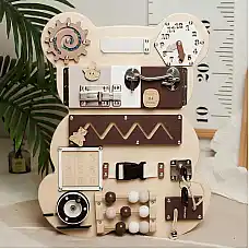 Деревянная доска Busy board..