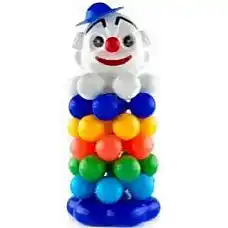 Игрушка пирамида клоун..