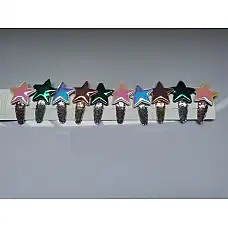 Заколка звезда, бант 1 шт..