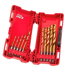 Set burghii MILWAUKEE HSS-G TiN Red..