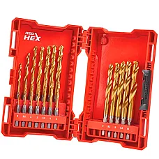 Set burghii MILWAUKEE HSS-G TiN Red..
