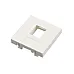 Face plate 1 port, Frech type,45x45mm, LY-FP49