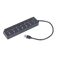 USB 2.0 Hub 7-port with switches, G..