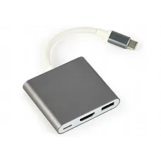 Adapter 3-in-1 Type-C to HDMI/USB/T..