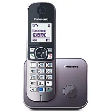 DECT Panasonic KX-TG6811UAM, Metall..